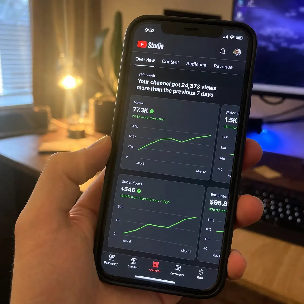 how to get more views on youtube shorts analytics overview comparing public views, engaged views, average watch duration, percentage viewed, subscriber goals, and youtube watch hours so creators can diagnose reach and monetization performance with the correct metrics.