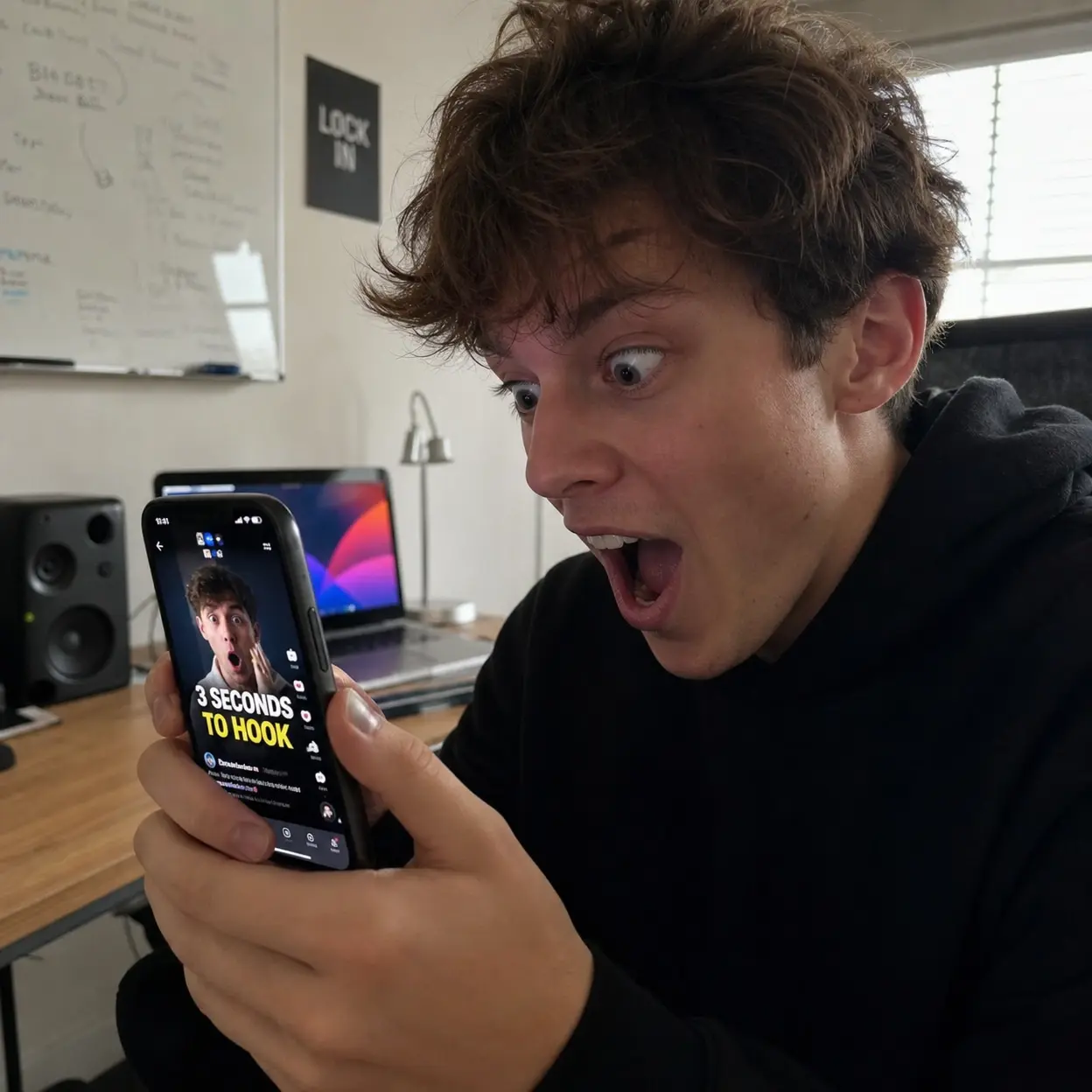 how to get more views on youtube shorts opening frame example showing a clear payoff, readable vertical composition, aligned title and spoken hook, mobile friendly captions, and a compelling first three seconds designed to prevent viewers from swiping away.