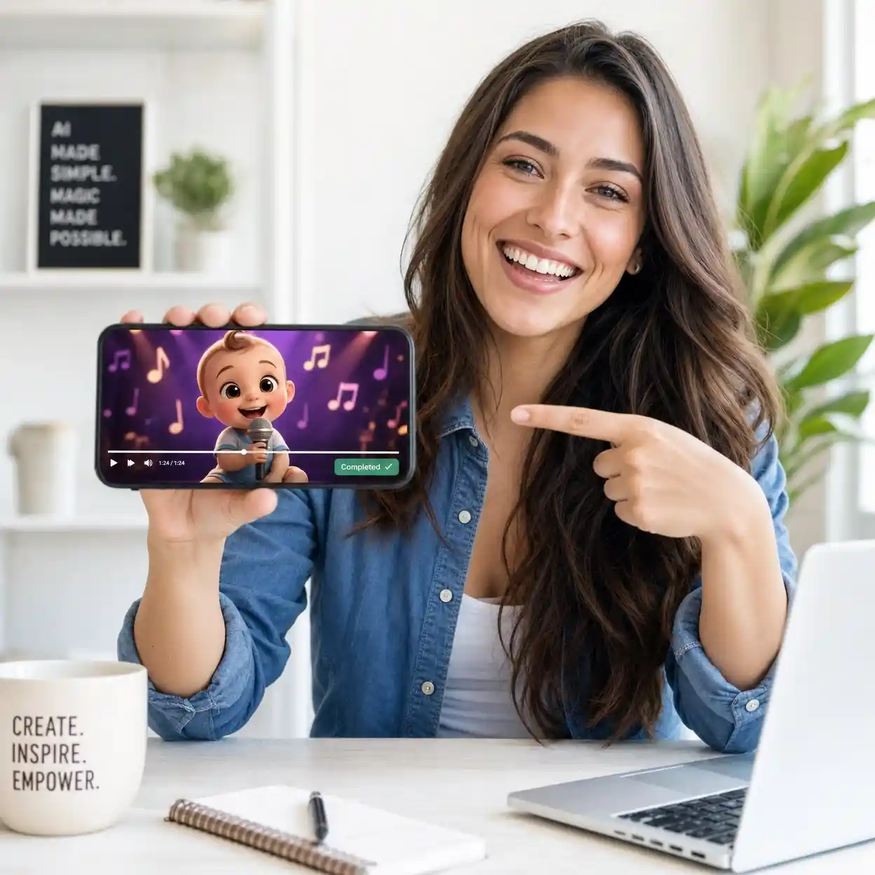 Empieza hoy con música para bebés con IA