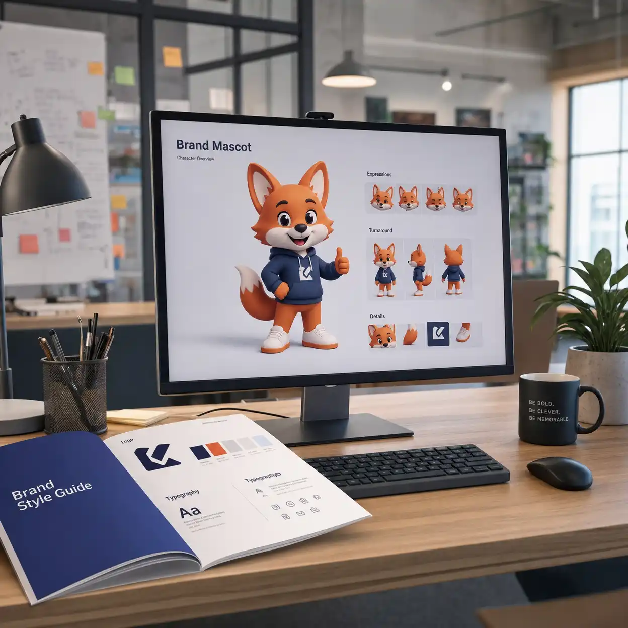 Marketing brand animation made with ai cartoon generator from image workflow.
