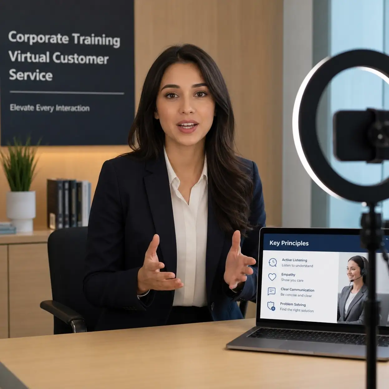 Corporate Training and Virtual Customer Service.